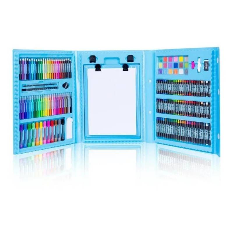 Set De Arte Para Niños Marcadores Crayolas Acuarelas Colores