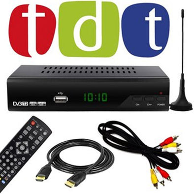 Decodificador para televisor TDT de alta definición con emisoras
