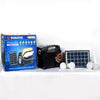 Kit Solar Sonivox Radio con Linterna y Bluetooth y Usb +con  4 bombillos y panel solar.