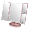 Ideal de Maquillaje Espejo Plegable de 22 LED con 3 tipos de Aumento