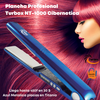 Plancha de Cabello Profesional Turbox Nt-1000 Cibernetica Titanium 450f